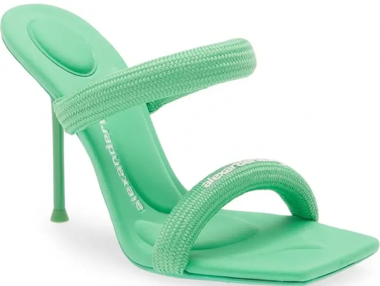 Alexander Wang: Julie Padded Slide Sandal Alexander Wang: Julie Padded Slide Sandal